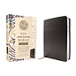 NIV Large Print Application Bible, Black European Bonded Leather