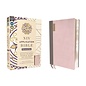 NIV Personal Size Application Bible, Pink/Gray Leathersoft