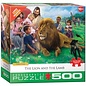Jigsaw Puzzle - The Lion and the Lamb, 500 Large Pieces