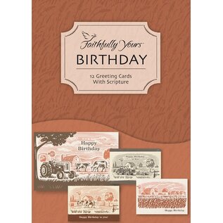 Boxed Cards - Birthday, American Country (1 card damaged)