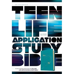 NLT Teen Life Application Study Bible, Teal LeatherLike