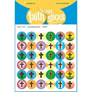 Faith that Sticks Stickers: Cross Miniatures (6 Sheets)