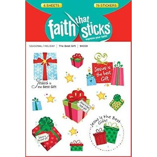 Faith that Sticks Stickers: The Best Gift (6 Sheets)