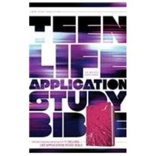 NLT Teen Life Application Study Bible, Pink LeatherLike