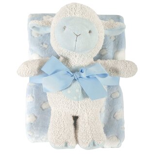 Lamb Blanket & Toy Set, Blue