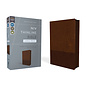 NIV Large Print Thinline Bible, Brown Leathersoft w/Zipper