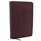 KJV Giant Print Personal Size Reference Bible, Burgundy Leathersoft
