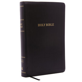 KJV Giant Print Personal Size Reference Bible, Black Leatherflex