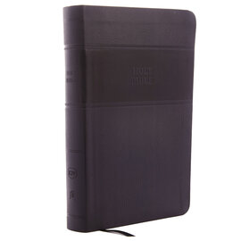 KJV Giant Print Personal Size Reference Bible, Black Leathersoft