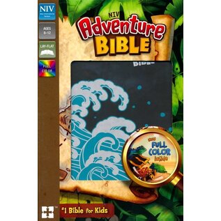 NIV Adventure Bible, Gray/Wave Leathersoft