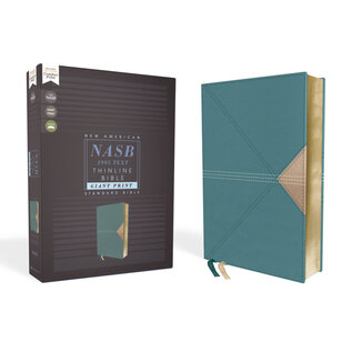 NASB95 Giant Print Thinline Bible, Teal Leathersoft