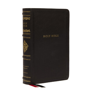 KJV Large Print Reference Bible, Black Leathersoft (Sovereign Collection)