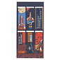 Magnetic Bookmarks - Be Strong, Blue Space (Pack of 6)