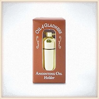 Anointing Oil Keyring Holder - Goldtone, Boxed