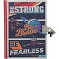 Diary/Journal - Strong and Courageous, w/Lock