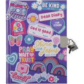 Diary - Shine for Jesus, w/Lock