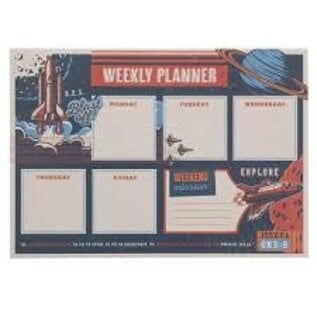 Weekly Planner Pad - Strong and Courageous, Undated