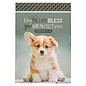 Mini Notepad - May the Lord Bless You, Green w/Puppy
