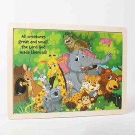 Wooden Puzzle - All Creatures