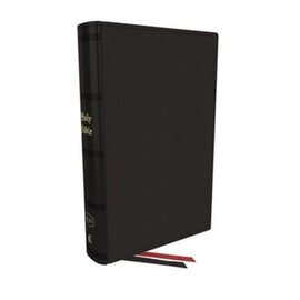 KJV Large Print Personal Size End-of-Verse Reference Bible, Black Genuine Leather