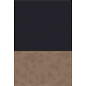 NIV Study Bible, Navy/Tan Leathersoft, Indexed