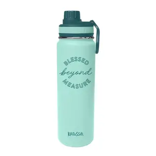Stainless Steel Water Bottle - Blessed Beyond Measure