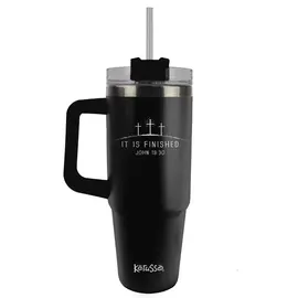 Stainless Steel Mug w/Straw - It is Finished