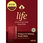 NIV Life Application Study Bible, Berry LeatherLike, Indexed
