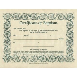 Baptism Certificates - KJV