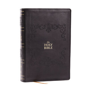 KJV Giant Print Personal Size Bible, Black Leathersoft