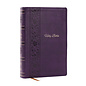 NKJV Giant Print Personal Size Bible, Purple Leathersoft