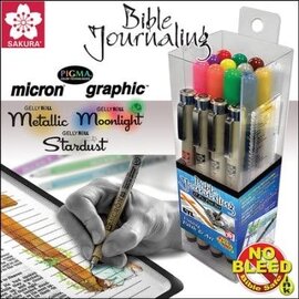Bible Journaling Pen Set (17 Micron/GellyRoll Pens And a Ruler)