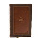 1611 KJV Bible w/Apocrypha, Brown Leathersoft