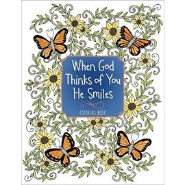 Coloring Book - When God Thinks of You, He Smiles