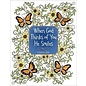Coloring Book - When God Thinks of You, He Smiles