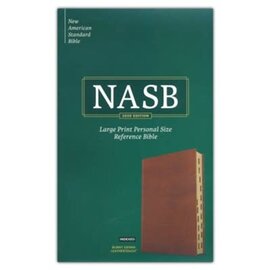 NASB Large Print Personal Size Reference Bible, Burnt Sienna LeatherTouch, Indexed