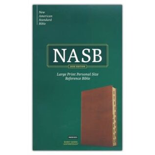 NASB Large Print Personal Size Reference Bible, Burnt Sienna LeatherTouch, Indexed