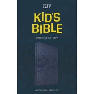 KJV Kid's Thinline Bible, Midnight LeatherTouch