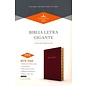 RVR60 Biblia letra gigante, borgona, imitacion piel con indice (Giant Print, Burgandy, Indexed)