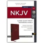NKJV Super Giant Print Reference Bible, Brown Leathersoft, Indexed