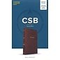 CSB Grace Bible, Brown LeatherTouch (Dyslexia Friendly)