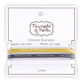 Silicone Bracelet Set - Made to Worship