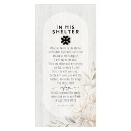 Plaque - In His Shelter