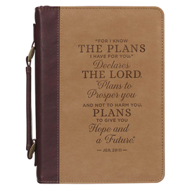 Bible Cover - The Plans, Tan