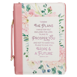 Bible Cover - The Plans, Pink