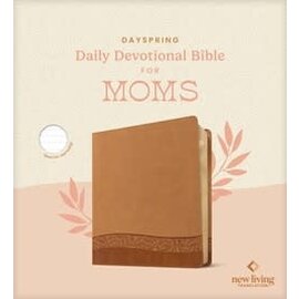 NLT DaySpring Daily Devotional Bible for Moms, Camel LeatherLike
