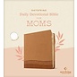 NLT DaySpring Daily Devotional Bible for Moms, Camel LeatherLike