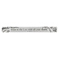Magnetic Strip - Trust in the Lord, Black/White, Large