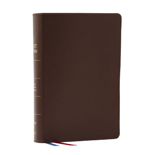 NET Bible, Brown Genuine Leather (Full-Notes Edition)