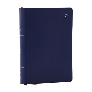 NET Bible, Blue Leather soft (Full-Notes Edition)